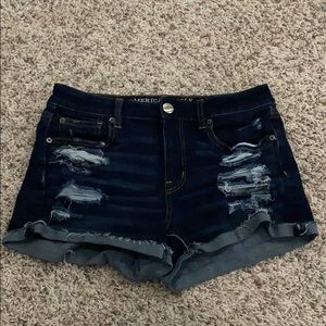 American Eagle High-rise denim shorts